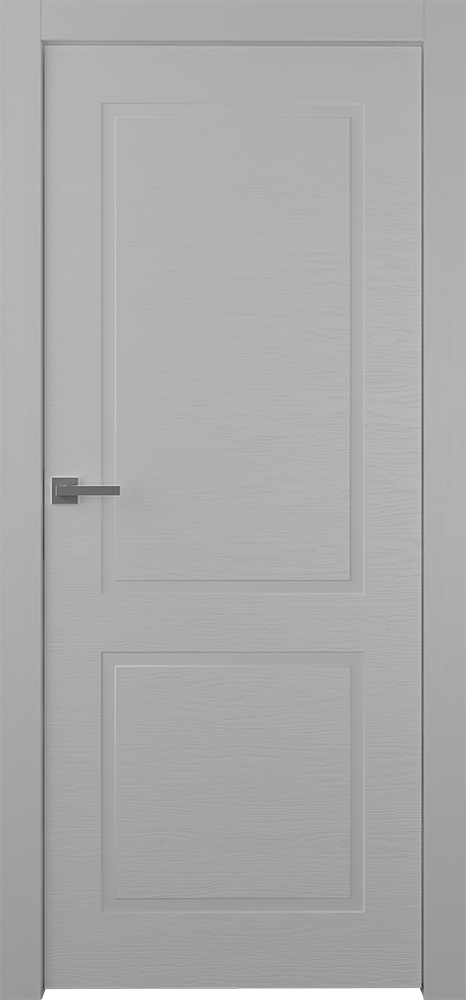 Дверное Полотно Пвдгщ "Стелла 2" Шпон Ясень Эмаль Светло - Серый 2,0-0,8 Распашная
