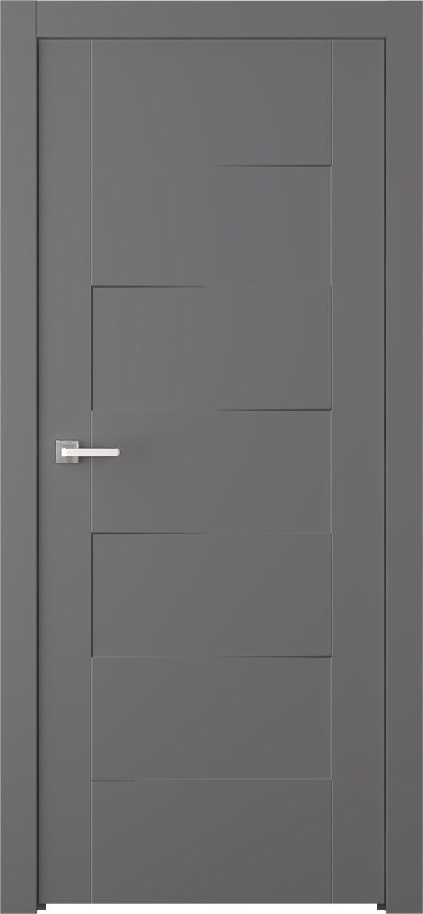 Дверное Полотно Пвдгщ "Сплит" Эмаль Графит 2,0-0,8 Smart Core Распашная