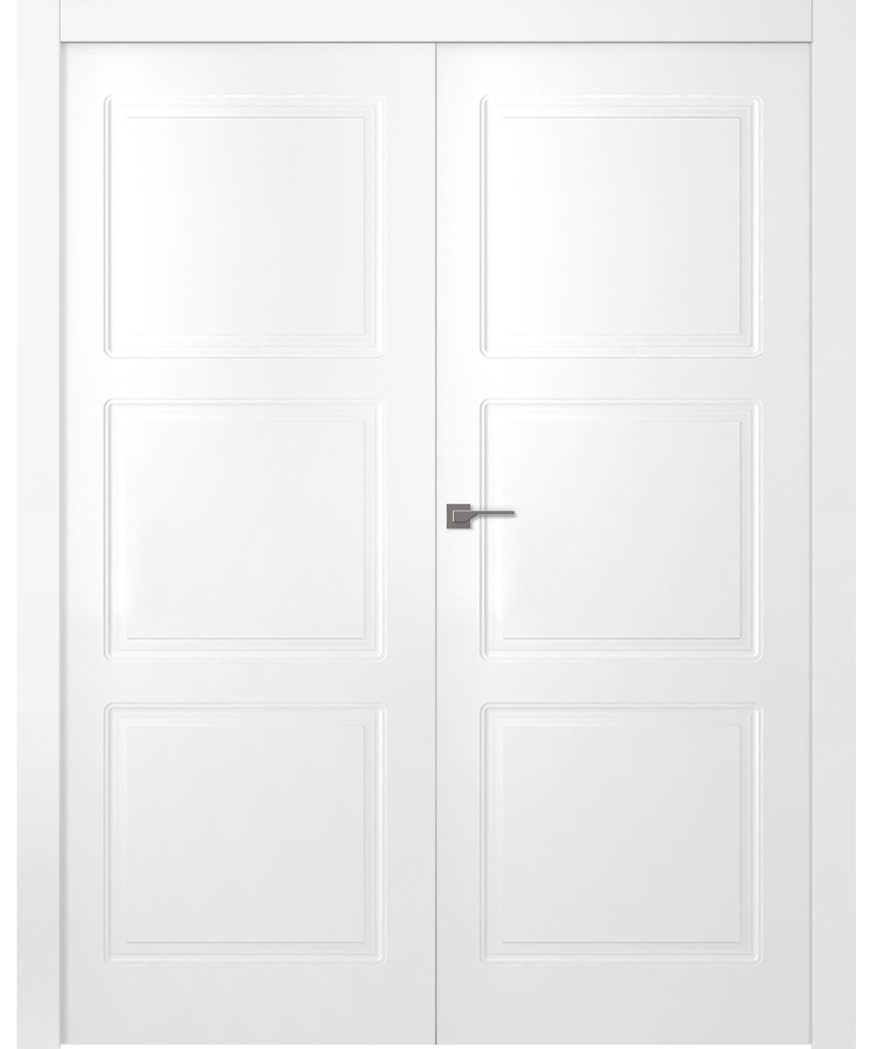 Дверное Полотно Пвдгщ "Granna" Эмаль Белый 2,0-0,8 Smart Core Распашная двойная