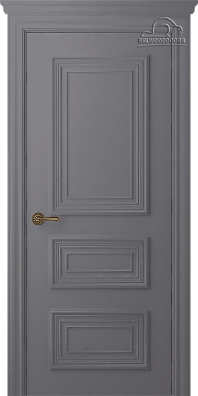 Дверное Полотно Пвдгщ "Палаццо 3/1" Эмаль Графит 2,0-0,7 Smart Core Распашная