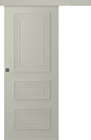 Межкомнатная дверь Палаццо 3/1 Эмаль шёлк Купе - фото