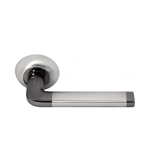 DIY MH-03 SN/BN, ручка дверная "Колонна", цвет - бел. никель/черн. Никель фото