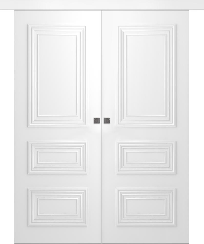 Дверное Полотно Пвдгщ "Палаццо 3/1" Эмаль Белый 2,0-0,6 Smart Core Купе двойное