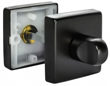 LUX-WC S5 NERO, завертка дверная, цвет - черный фото