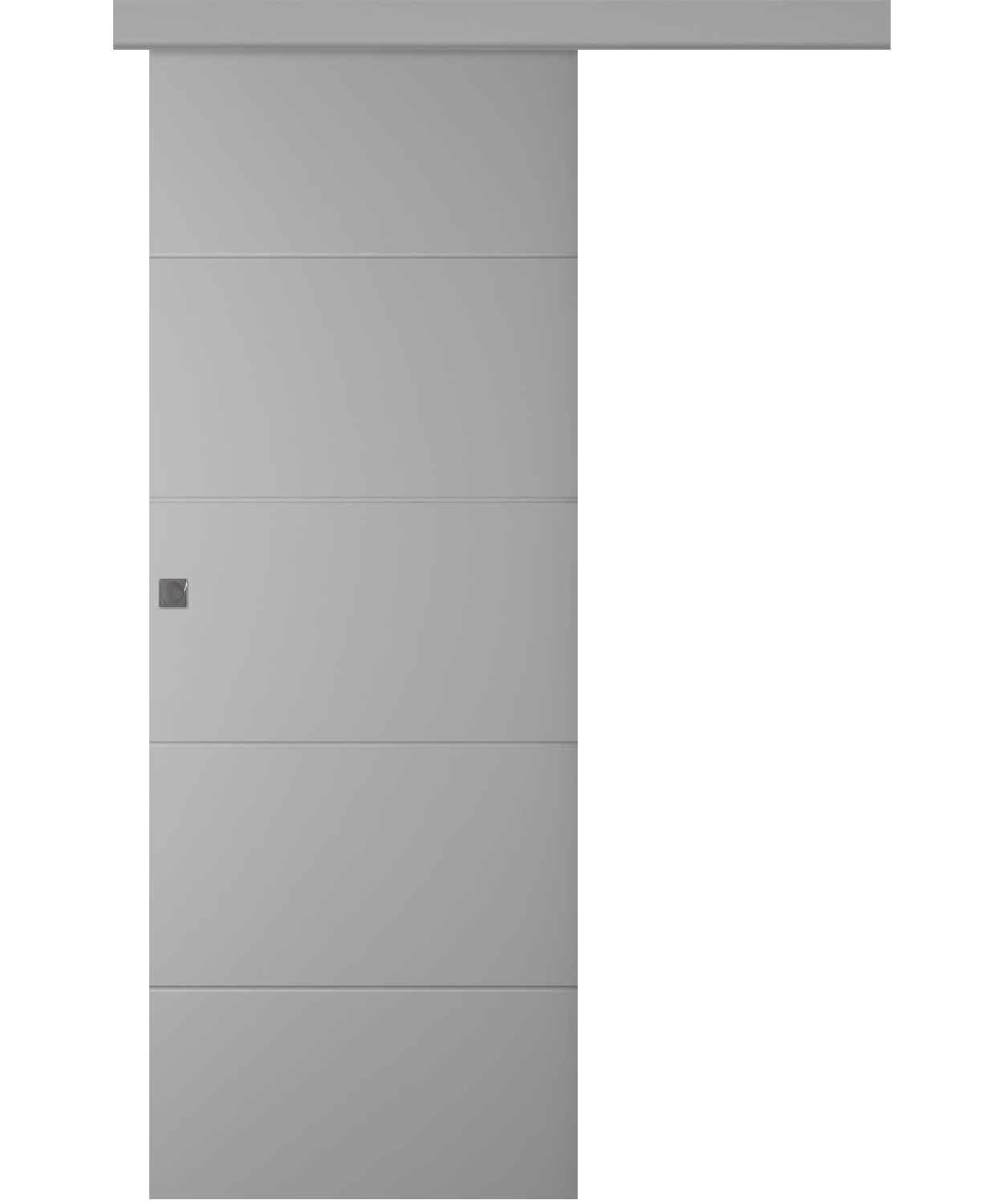 Дверное Полотно Пвдгщ "Arvika" Эмаль Светло - Серый 2,0-0,6 Smart Core Купе