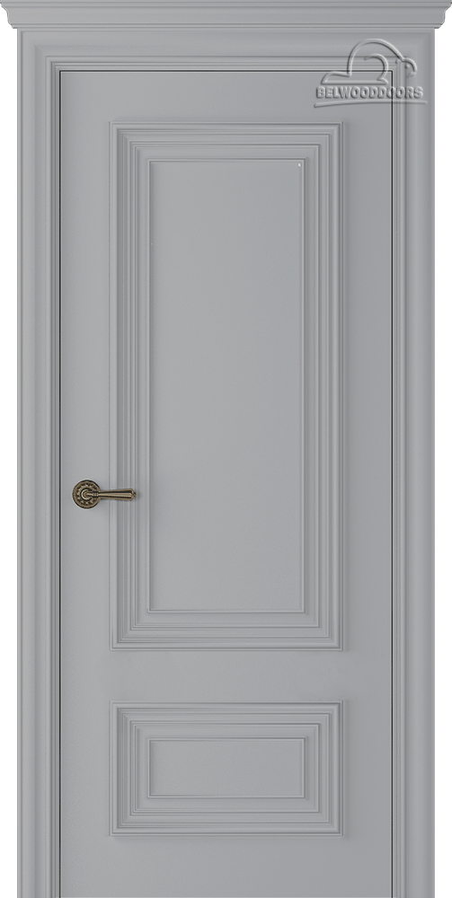 Дверное Полотно Пвдгщ "Палаццо 2" Эмаль Светло - Серый 2,0-0,6 Smart Core Распашная