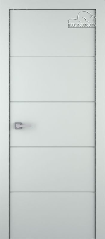 Дверное Полотно Пвдгщ "Arvika" Эмаль Светло - Серый 2,0-0,6 Smart Core Распашная
