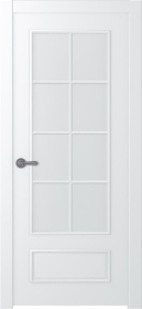 Межкомнатная дверь Ламира 5 Эмаль белый - фото Межкомнатная дверь Ламира 5 Эмаль белый - фото