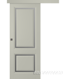 Межкомнатная дверь Платинум 2 Эмаль шёлк Купе - фото