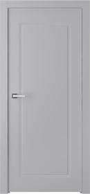 Межкомнатная дверь Кремона 1 Эмаль светло-серый - фото
