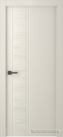 Межкомнатная дверь Твинвуд 1 Эмаль жемчуг - фото