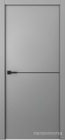Межкомнатная дверь Avesta 1H Молдинг Чёрный Эмаль светло-серый - фото Межкомнатная дверь Avesta 1H Молдинг Чёрный Эмаль светло-серый - фото