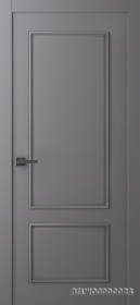 Межкомнатная дверь Ламира 2 Эмаль графит - фото Межкомнатная дверь Ламира 2 Эмаль графит - фото