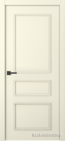 Межкомнатная дверь Ламира 3 Эмаль шампань - фото