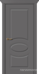 Межкомнатная дверь Элина Эмаль графит - фото Межкомнатная дверь Элина Эмаль графит - фото