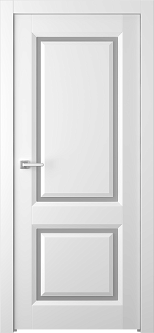 Межкомнатная дверь Платинум 2 Эмаль шёлк Двойная - фото Межкомнатная дверь Платинум 2 Эмаль шёлк Двойная - фото