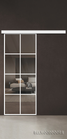 Межкомнатная дверь Спейс Ап 5 White - фото