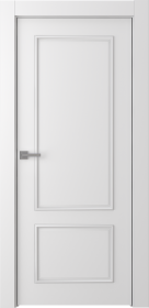 Межкомнатная дверь Ламира 2 Эмаль белый - фото Межкомнатная дверь Ламира 2 Эмаль белый - фото