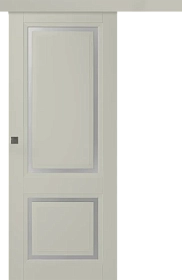 Межкомнатная дверь Аурум 2 Эмаль шёлк Купе - фото