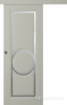 Межкомнатная дверь Аурум 3R Эмаль шёлк Купе - фото