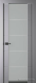 Межкомнатная дверь Arvika 202 Эмаль светло-серый - фото