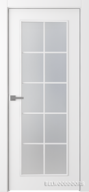 Межкомнатная дверь Ламира 1 Эмаль белый - фото