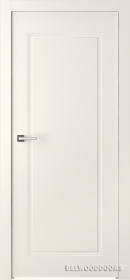 Межкомнатная дверь Кремона 1 Эмаль жемчуг - фото