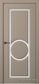 Межкомнатная дверь Аурум 3R Эмаль мокко - фото