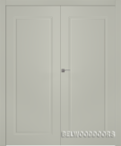 Межкомнатная дверь Кремона 1 Эмаль шёлк Двойная - фото