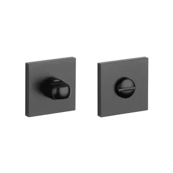 Завертка сантехническая квадратная WC BLACK, черный (7 мм) фото