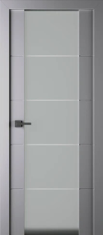 Межкомнатная дверь Arvika 202 Эмаль светло-серый - фото