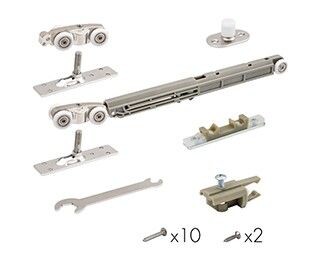 Комплект для раздвижных дверей Comfort - PRO SET 3 /soft close+roller/ 80 (CFA170B) фото