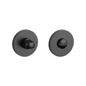 Завертка сантехническая круглая WC BLACK, черный (7 мм) фото