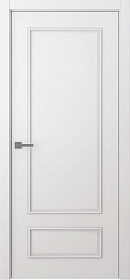 Межкомнатная дверь Ламира 5 Эмаль белый - фото