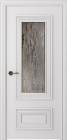 Межкомнатная дверь Палаццо 2 Эмаль белый - фото