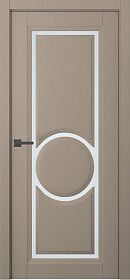 Межкомнатная дверь Аурум 3R Эмаль мокко - фото