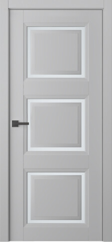 Межкомнатная дверь Аурум 3 Эмаль пепельный - фото