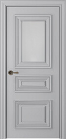 Межкомнатная дверь Палаццо 3/1 Эмаль пепельный - фото