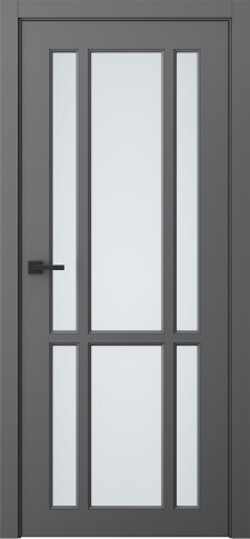 Межкомнатная дверь Нео 2 Эмаль графит - фото Межкомнатная дверь Нео 2 Эмаль графит - фото