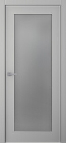 Межкомнатная дверь Стелла 1 Эмаль пепельный - фото
