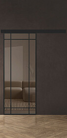 Межкомнатная дверь Спейс Ап 8 Black - фото