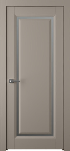 Межкомнатная дверь Платинум 1 Эмаль мокко - фото Межкомнатная дверь Платинум 1 Эмаль мокко - фото