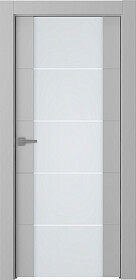 Межкомнатная дверь Arvika 202 Эмаль пепельный - фото