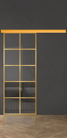 Межкомнатная дверь Спейс Ап 9 Gold - фото