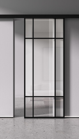 Межкомнатная дверь Спейс Ап 7 Black - фото