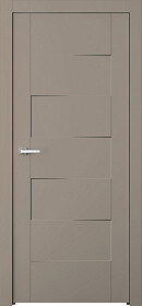 Межкомнатная дверь Split Эмаль мокко - фото