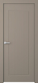 Межкомнатная дверь Белла 1 Эмаль мокко - фото