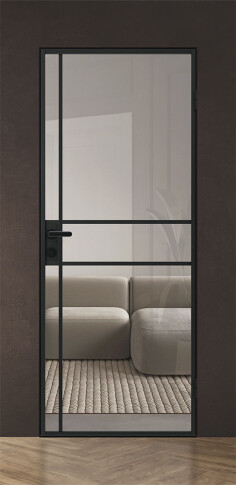 Межкомнатная дверь Спейс Апр 6 Black - фото