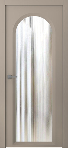 Межкомнатная дверь Аргентум 1E Эмаль мокко - фото