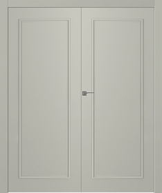 Межкомнатная дверь Ламира 1 Эмаль шёлк Двойная - фото